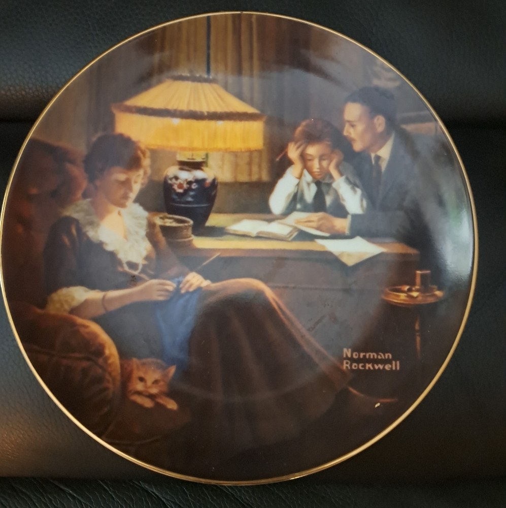 Norman Rockwell Vintage Plate